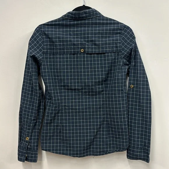 The north face navy blue check vented button up shirt xs - Picture 5 of 5